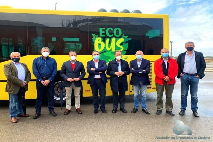 Los Empresarios acompañamos a la empresa Novobus en la presentación del primer autobús propulsado por biogás.