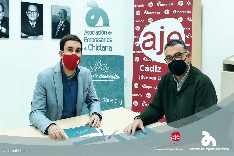 La Asociación firma un convenio marco de colaboración con la Asociación de Jóvenes Empresarios de la provincia de Cádiz.