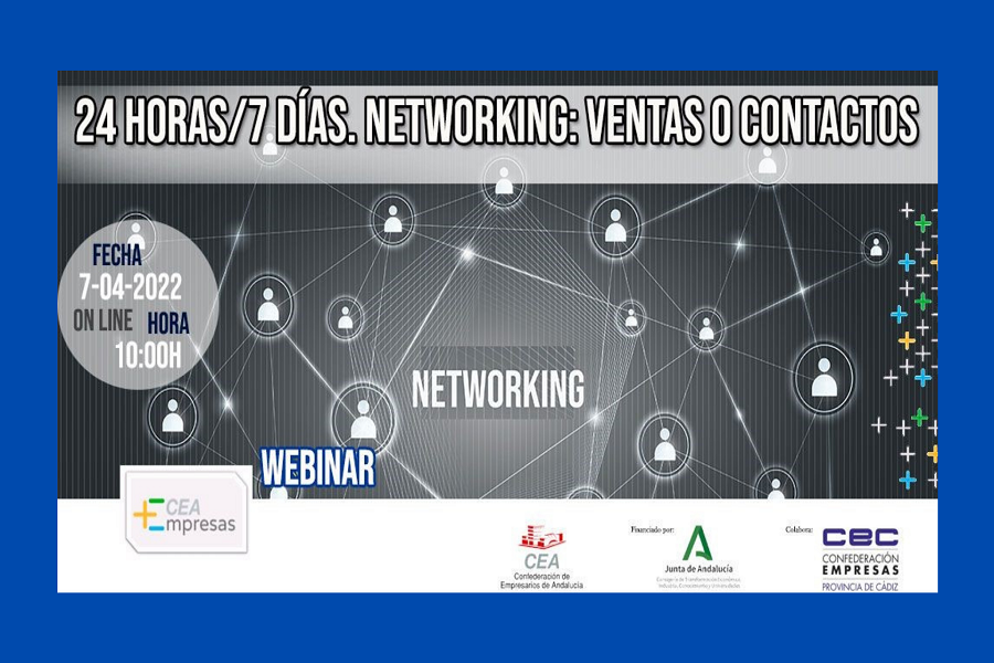 WEBINAR                           24 HORAS/7 DÍAS NETWORKING ¿VENTAS O CANTACTOS?