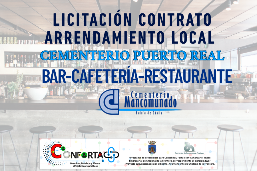 LICITACIÓN CONTRATO ARRENDAMIENTO LOCAL CAFETERÍA CEMENTERIO PUERTO REAL