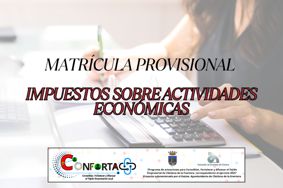MATRÍCULA PROVISIONAL IAE 2025