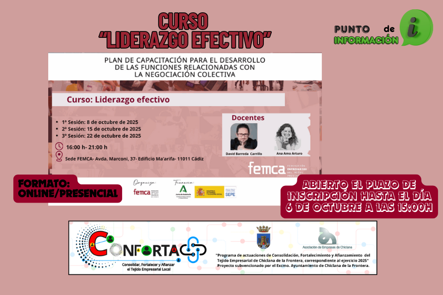 FORMACIÓN FEMCA GRATUITA: «CURSO LIDERAZGO EFECTIVO»