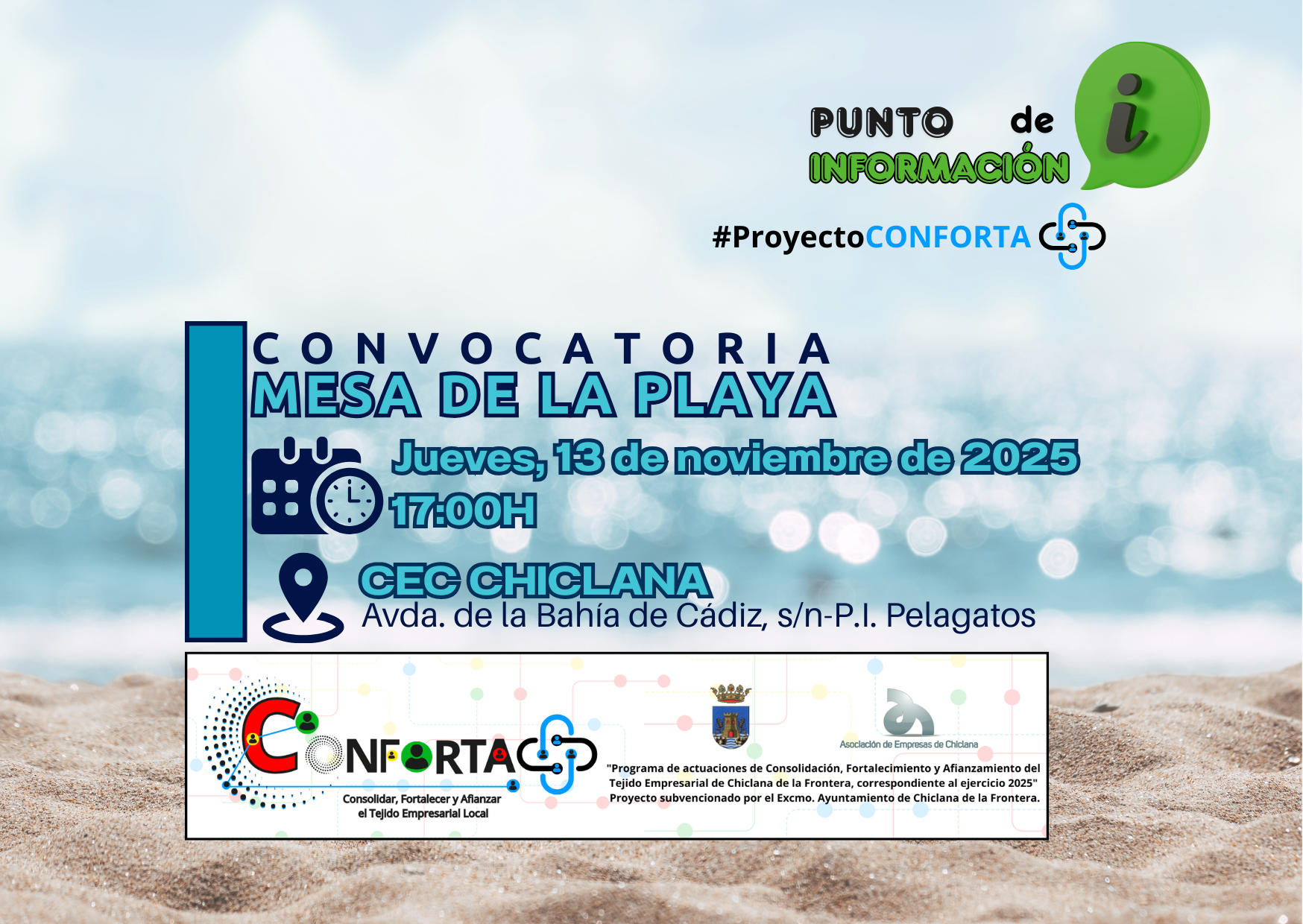 CONVOCATORIA: MESA DE LA PLAYA