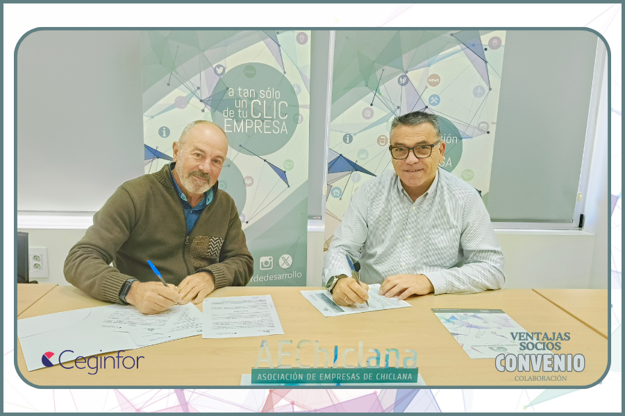 La Asociación firma un acuerdo con la empresa CEGINFOR con ventajas exclusivas para nuestros socios.
