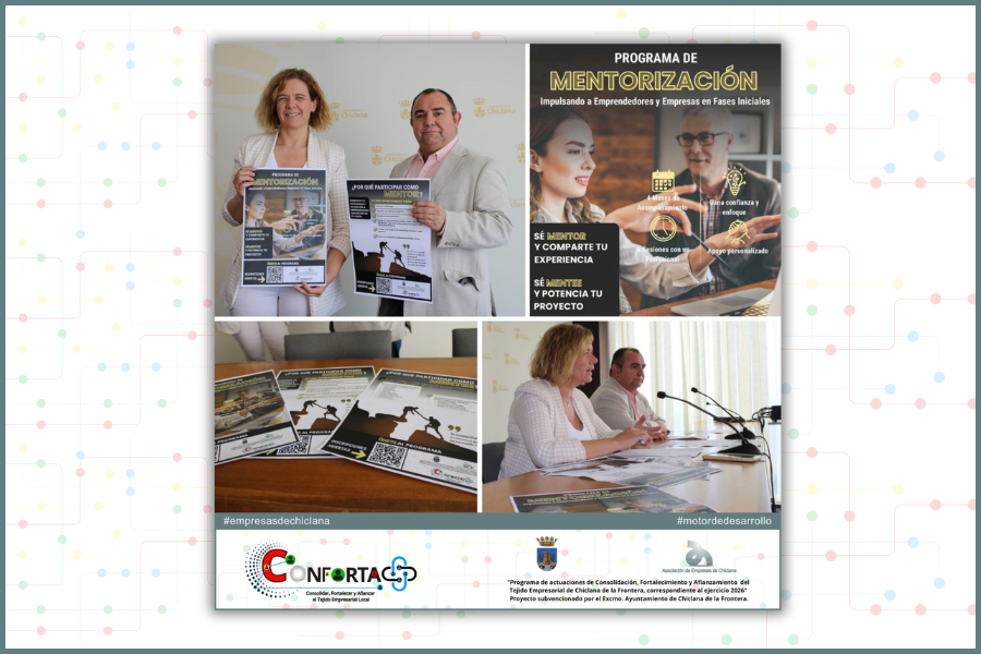 AEChiclana presenta un programa de mentorización para impulsar a emprendedores y empresas en fases iniciales.