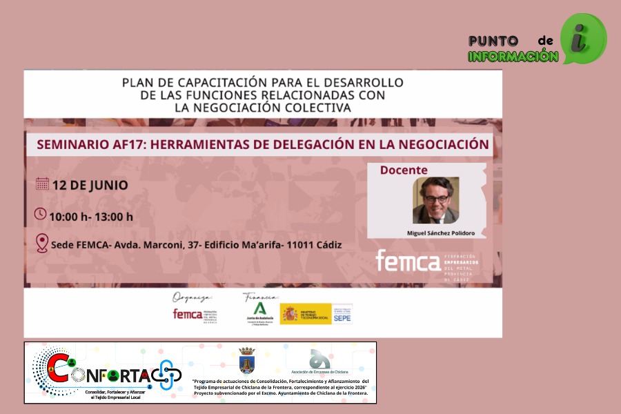 SEMINARIO GRATUITO «HERRAMIENTAS DE DELEGACIÓN EN LA NEGOCIACIÓN»