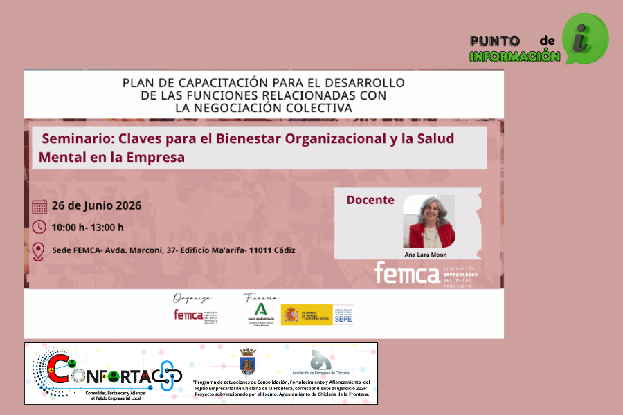 SEMINARIO FEMCA «CLAVES PARA EL BIENESTAR ORGANIZACIONAL Y LA SALUD MENTAL EN LA EMPRESA»