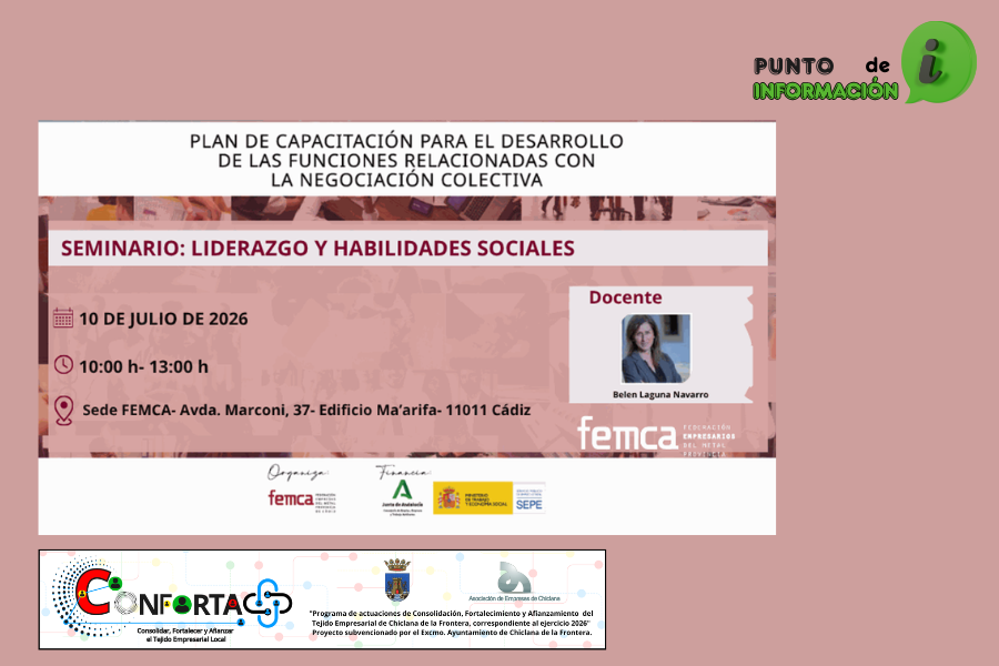 FORMACIÓN FEMCA GRATUITA «LIDERAZGO Y HABILIDADES SOCIALES»
