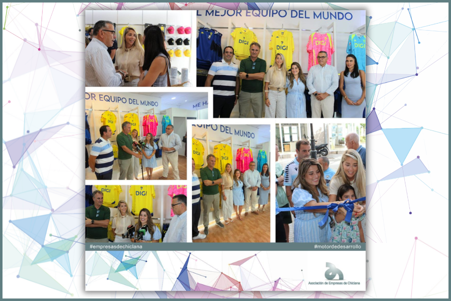 La primera tienda oficial del Cádiz CF abre sus puertas en Chiclana.