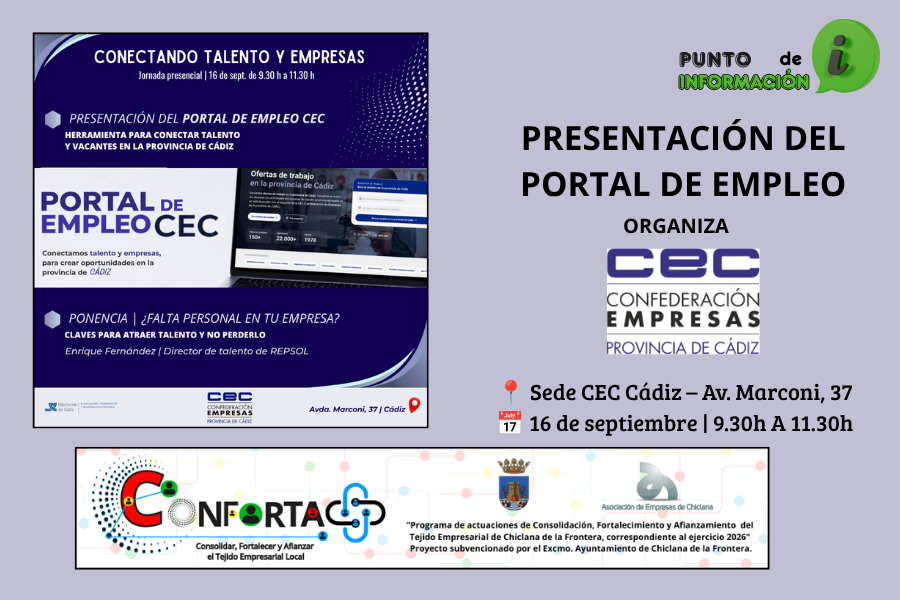 PRESENTACIÓN DEL PORTAL DE EMPLEO CEC